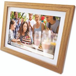 Denver fotoramme 10,1" - PFF-1042LW Light Wood - WIFI